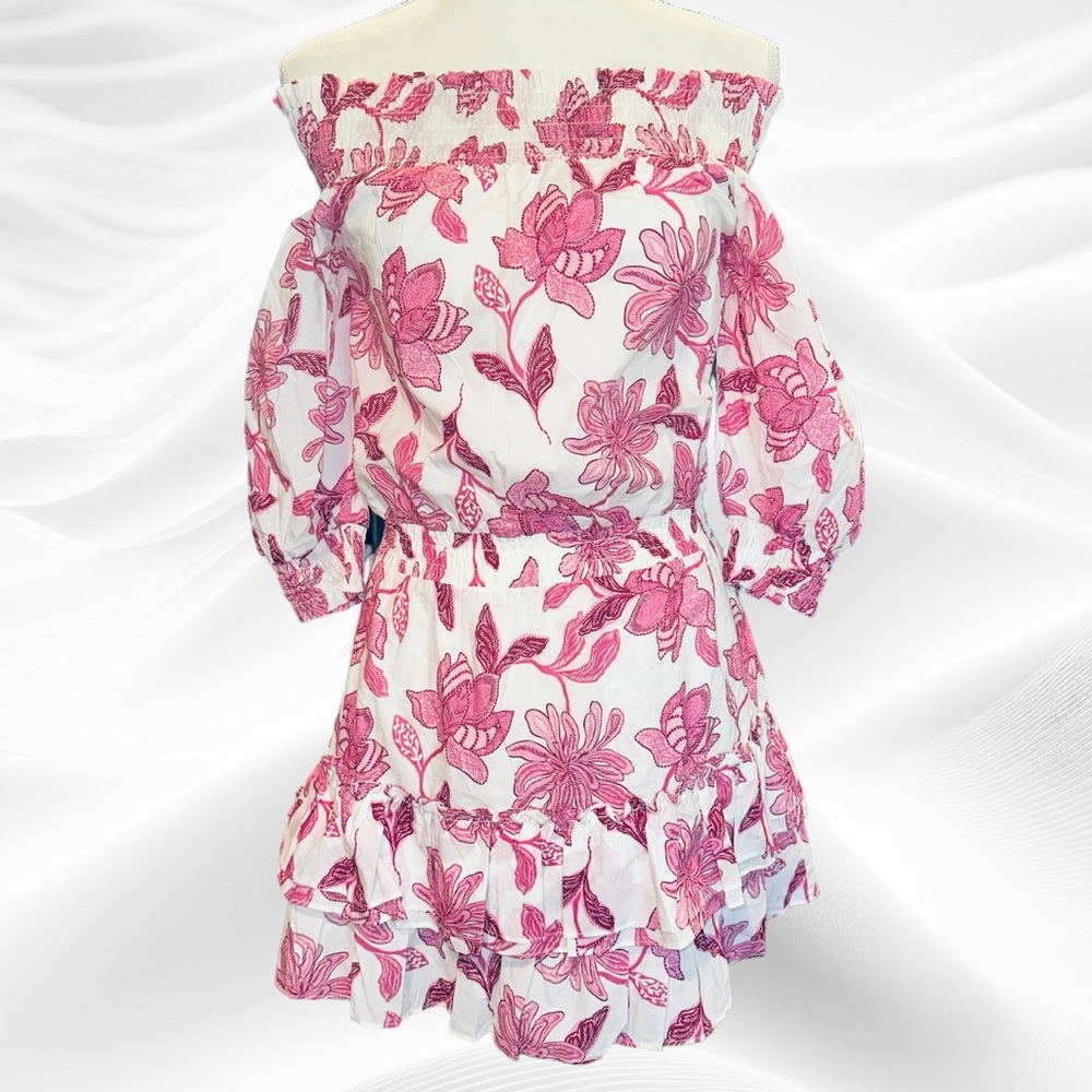 NWT Generation Love Fiona Floral Dress Size Small in Pink‎ Bali Floral